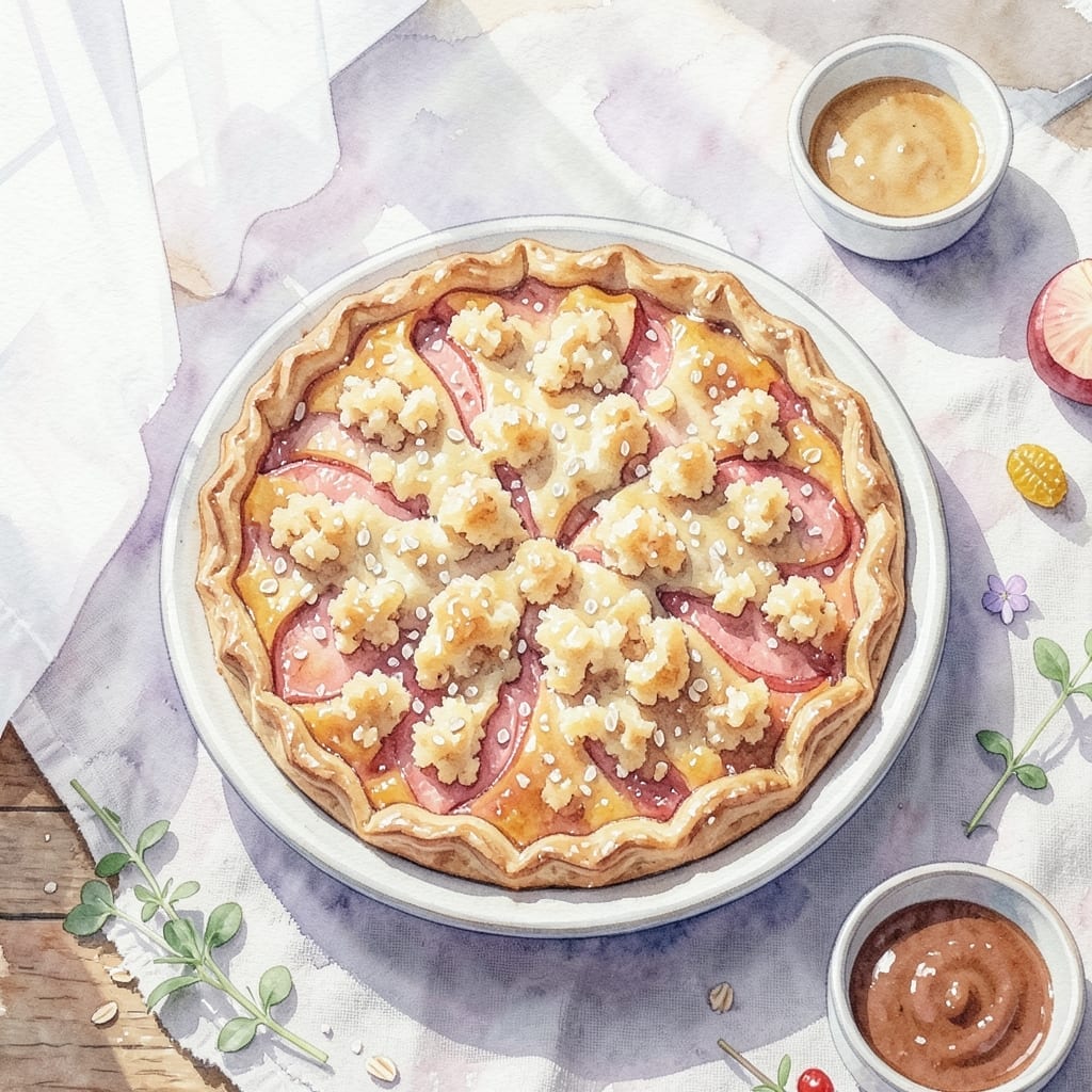 Apple Pie Recipe With Canned Filling and Crumble Topping: Buttery Streusel Meets Spiced Fruit Apple Pie Recipe With Canned Filling and Crumble Topping: Buttery Streusel Meets Spiced Fruit
