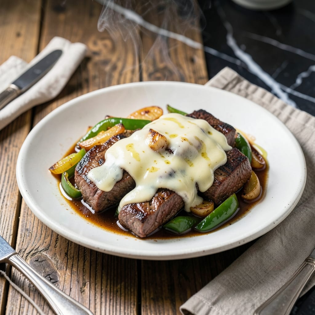 Philly Steak Recipe Slow Cooker: Tender Beef With Provolone and Peppers