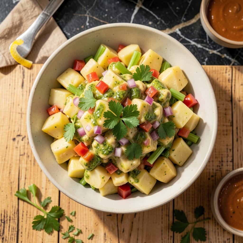 Potato Salad Recipe Using Italian Dressing: Zesty Cream-Free Twist Potato Salad Recipe Using Italian Dressing: Zesty Cream-Free Twist