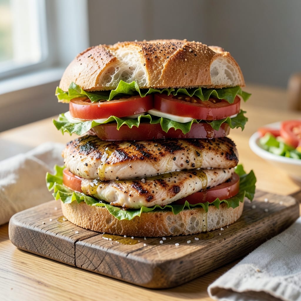 Grilled Chicken Sandwich Recipe: Crispy Bread With Juicy Chicken Grilled Chicken Sandwich Recipe: Crispy Bread With Juicy Chicken