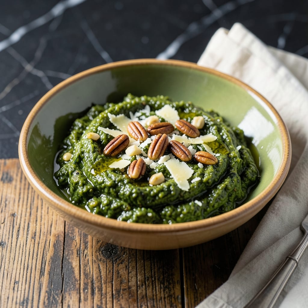 Pesto Recipe Roasted Pine Nuts: Nutty Depth in Every Spoonful Pesto Recipe Roasted Pine Nuts: Nutty Depth in Every Spoonful