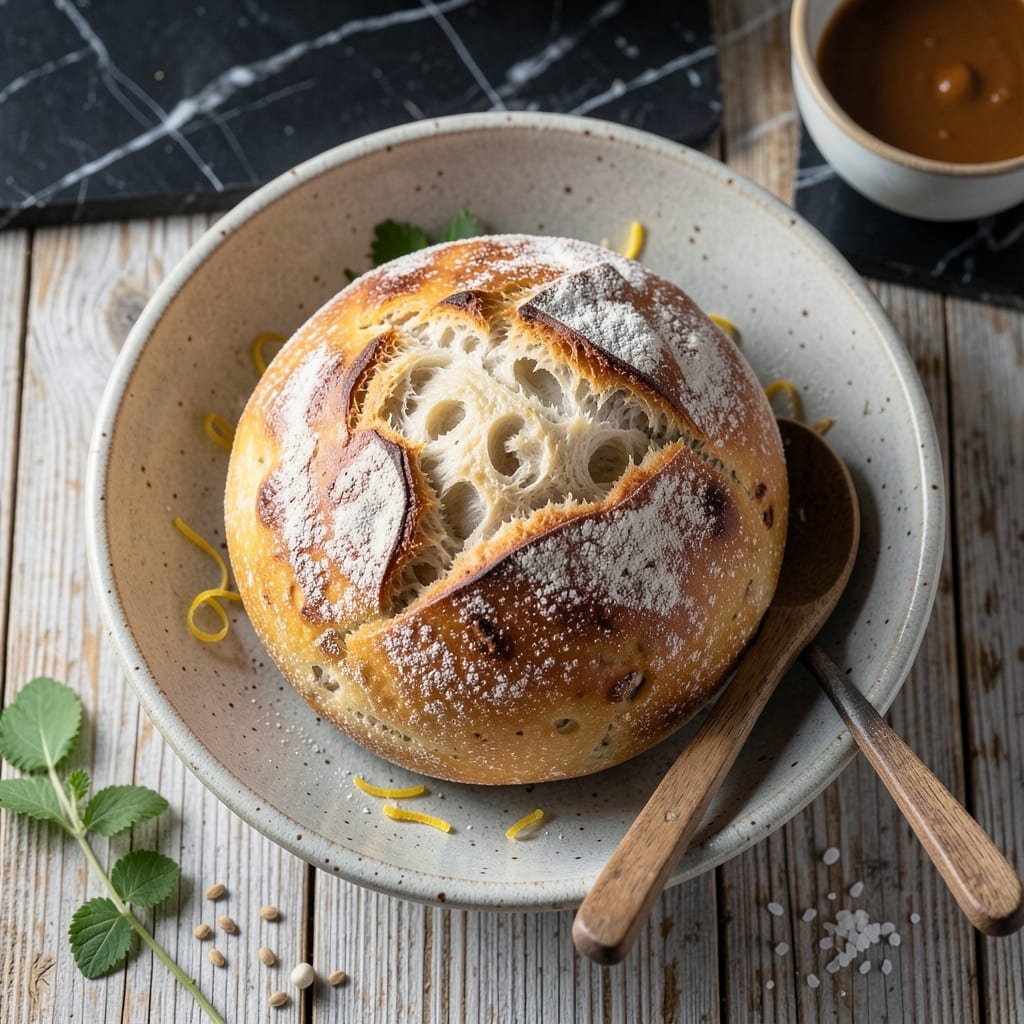 Water Bread Recipe Easy: No-Knead Rustic Loaf in 4 Ingredients
