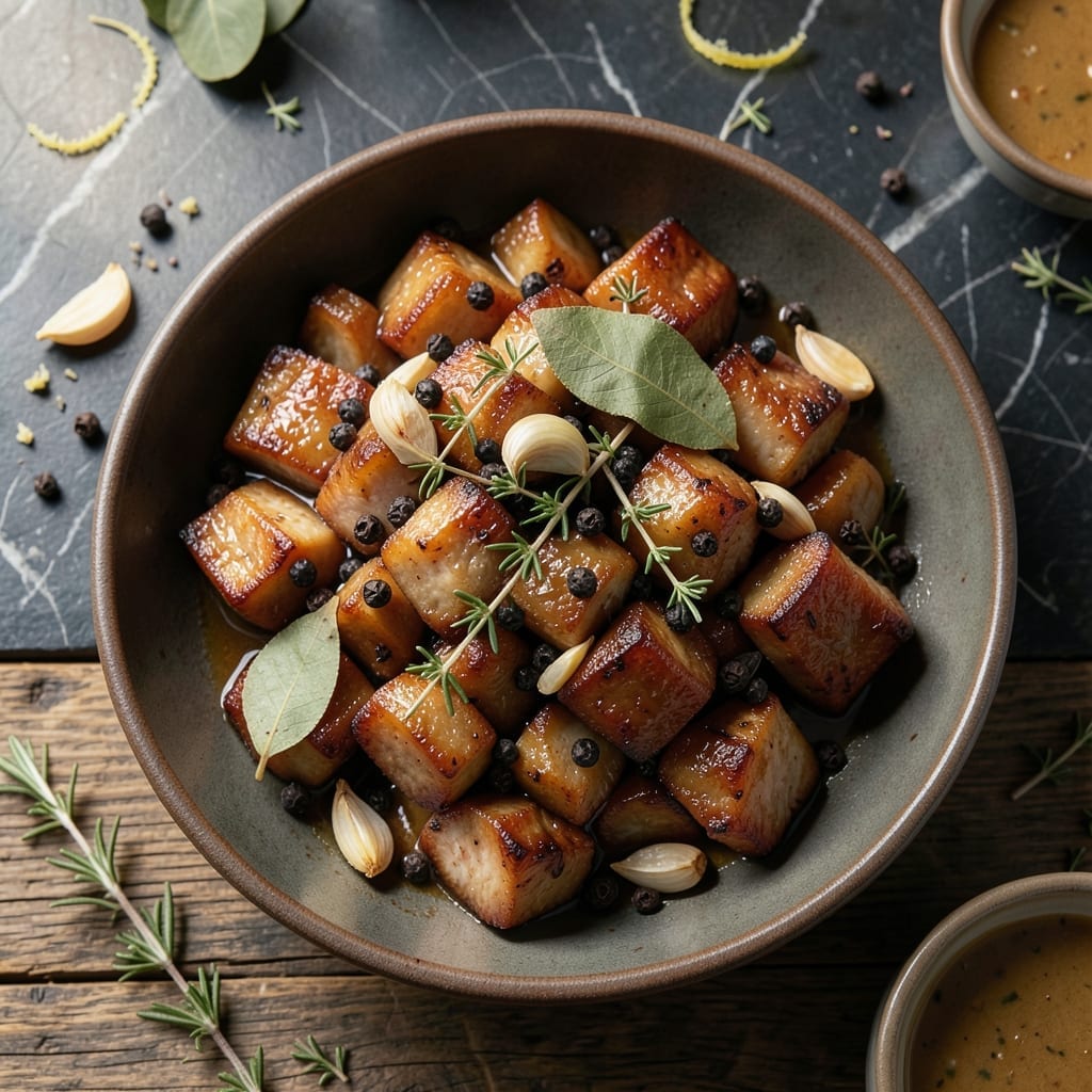 Rillons Recipe: French-Style Pork Cubes in Rich Fat Rillons Recipe: French-Style Pork Cubes in Rich Fat