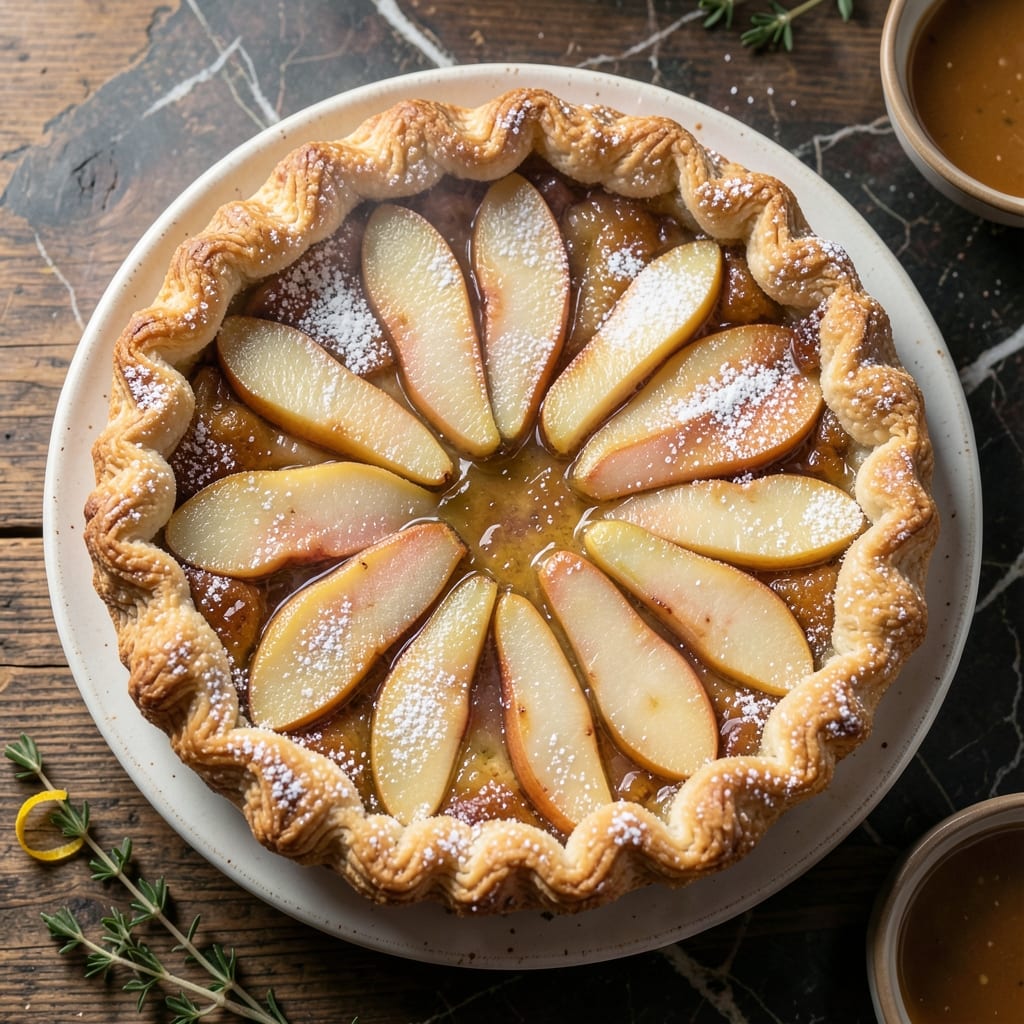Pear Pie Recipe With Fresh Pears: Buttery Crust and Spiced Filling