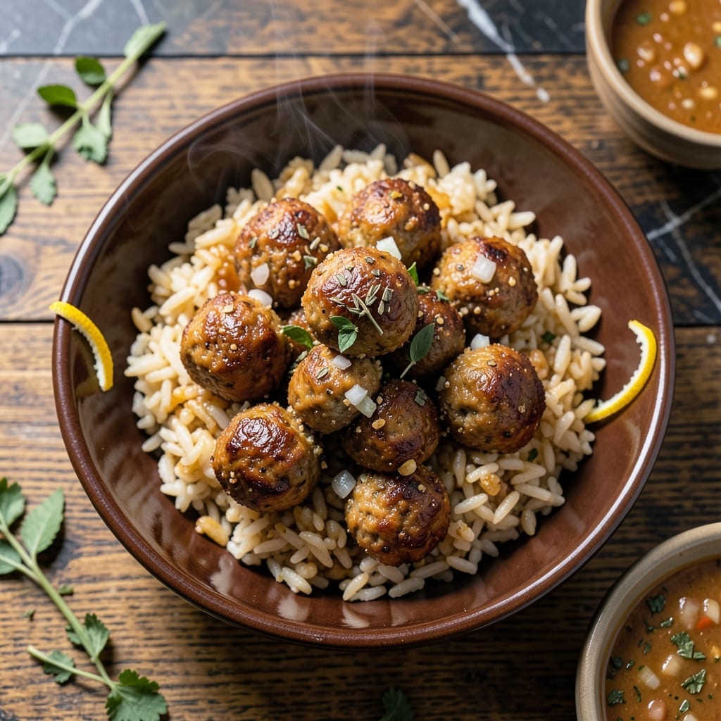 Porcupine Balls Recipe Rice A Roni: Nostalgic Meatball and Rice Bake Porcupine Balls Recipe Rice A Roni: Nostalgic Meatball and Rice Bake
