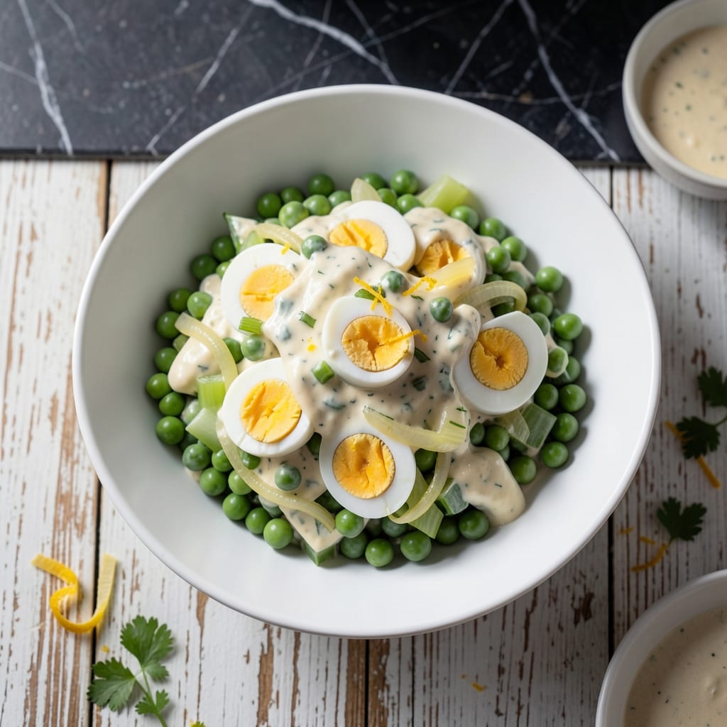 Pea Salad Recipe With Hard Boiled Eggs: Creamy Crunch in Every Bite