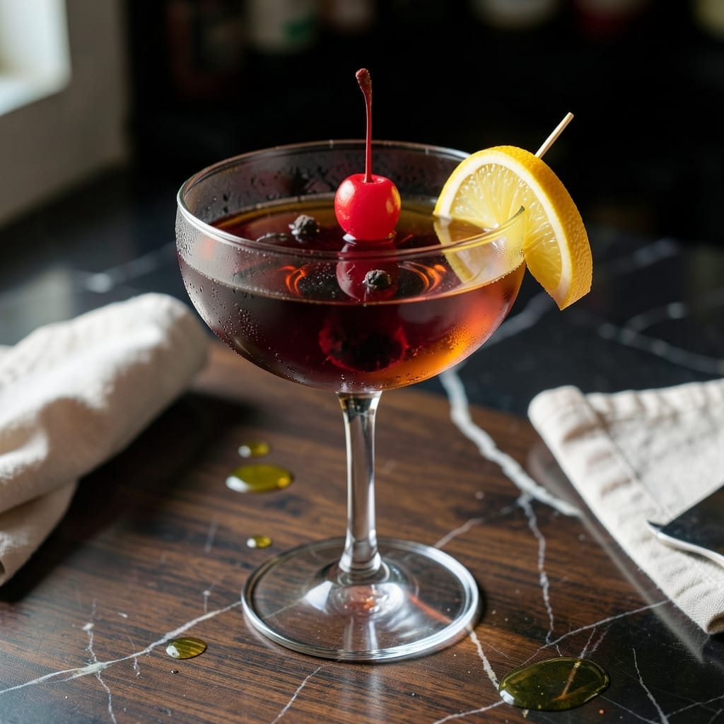 Manhattan Drink Recipe Bourbon: Classic Whiskey Cocktail With Bittersweet Balance Manhattan Drink Recipe Bourbon: Classic Whiskey Cocktail With Bittersweet Balance