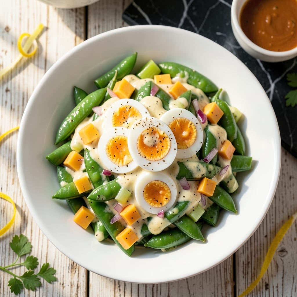 Grandma's Old Fashioned Pea Salad Recipe With Mayonnaise: Nostalgic Creamy Crunch