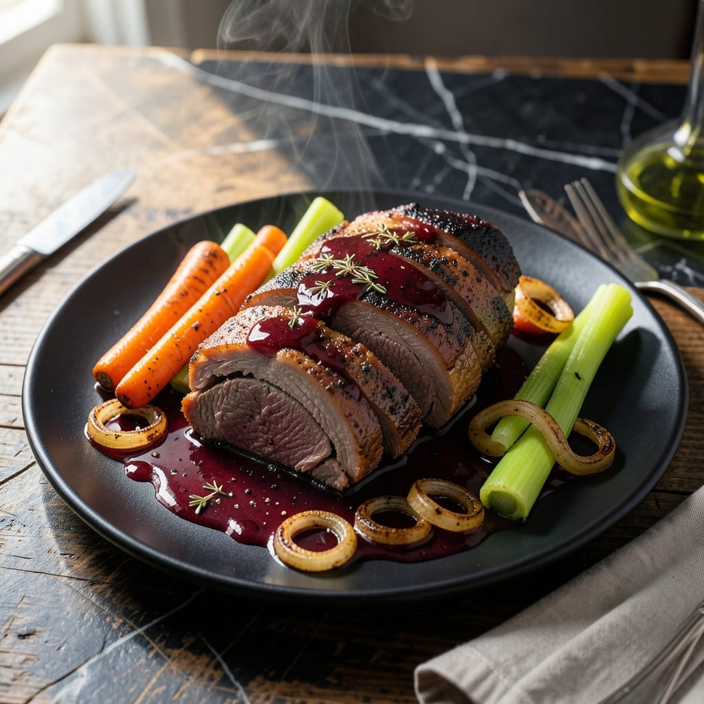 Pot Roast Recipe With Red Wine Vinegar: Dutch Oven Melting Tenderness With Herbed Depth