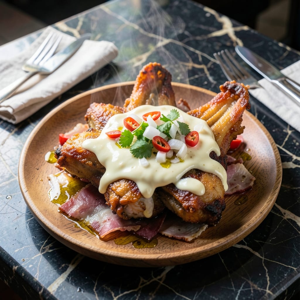 Pork Dinakdakan Recipe With Mayo: Crunchy Pork Ears in Creamy Dressing