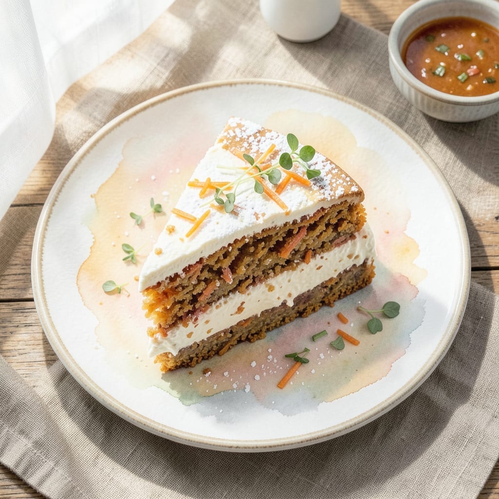 Recipe For Carrot Cake Cheesecake Cake: Spiced Layers With Creamy Swirls