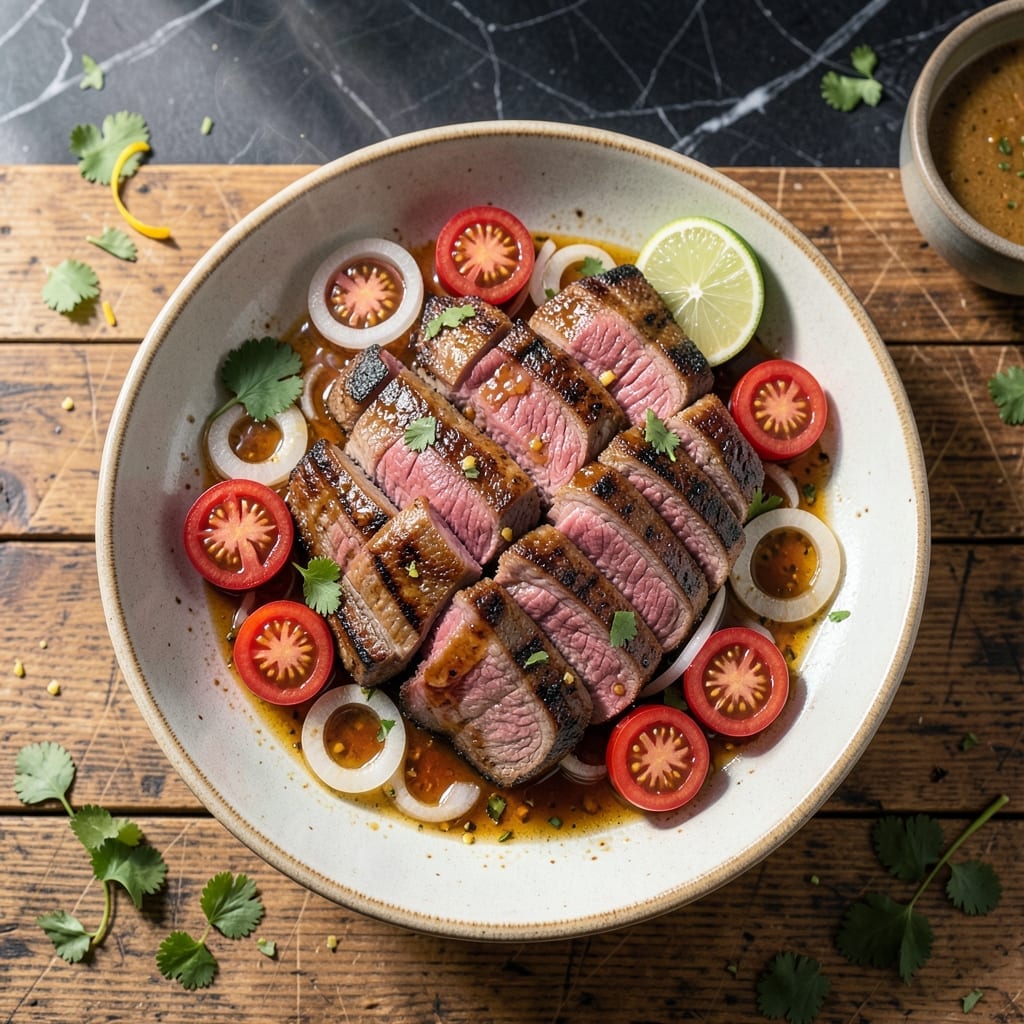 Carne Asada Recipe With Beer: Marinated Grill-Ready Flank Steak Carne Asada Recipe With Beer: Marinated Grill-Ready Flank Steak