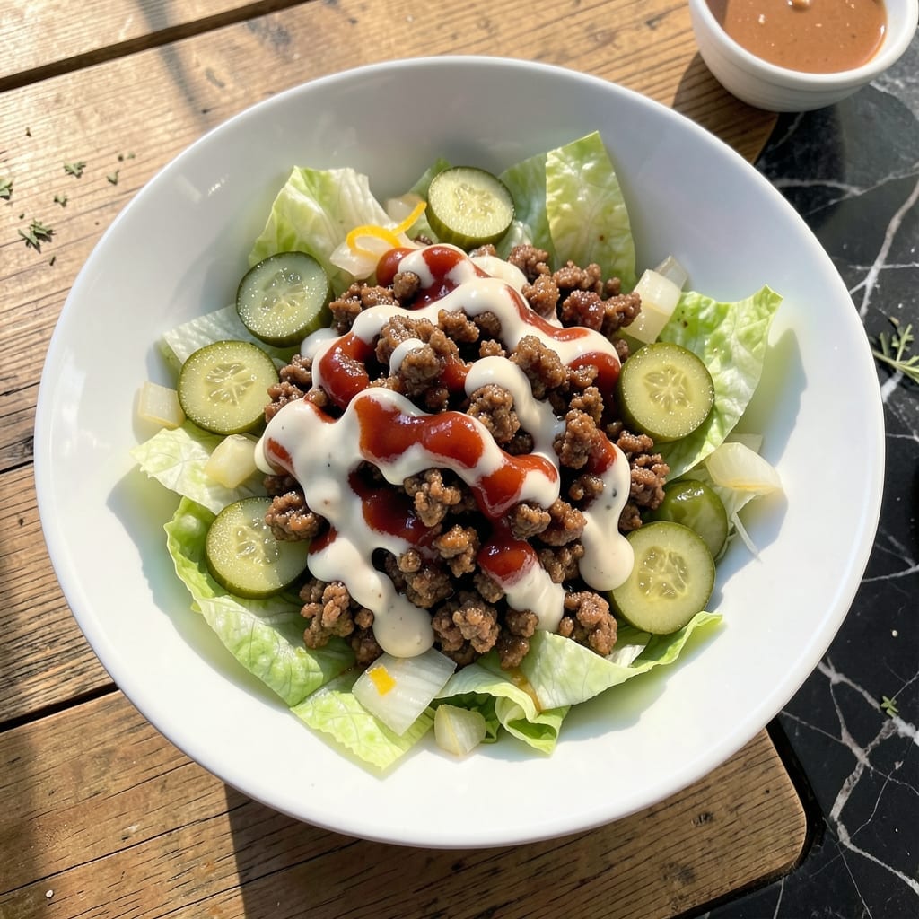 Big Mac Salad Recipe Optavia: Deconstructed Fast-Food Favorite Big Mac Salad Recipe Optavia: Deconstructed Fast-Food Favorite