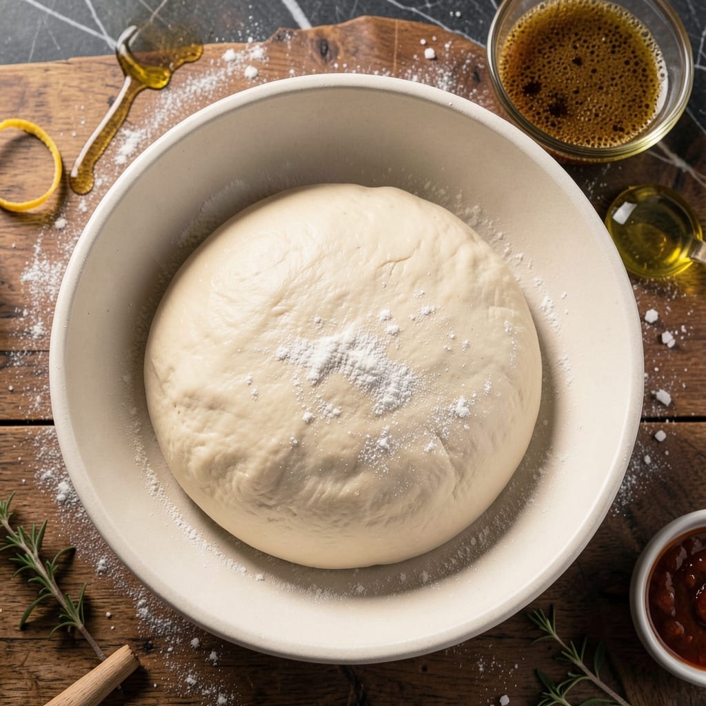 Pizza Dough Recipe for 2 Cups of Flour: No-Knead Chewy Base Pizza Dough Recipe for 2 Cups of Flour: No-Knead Chewy Base