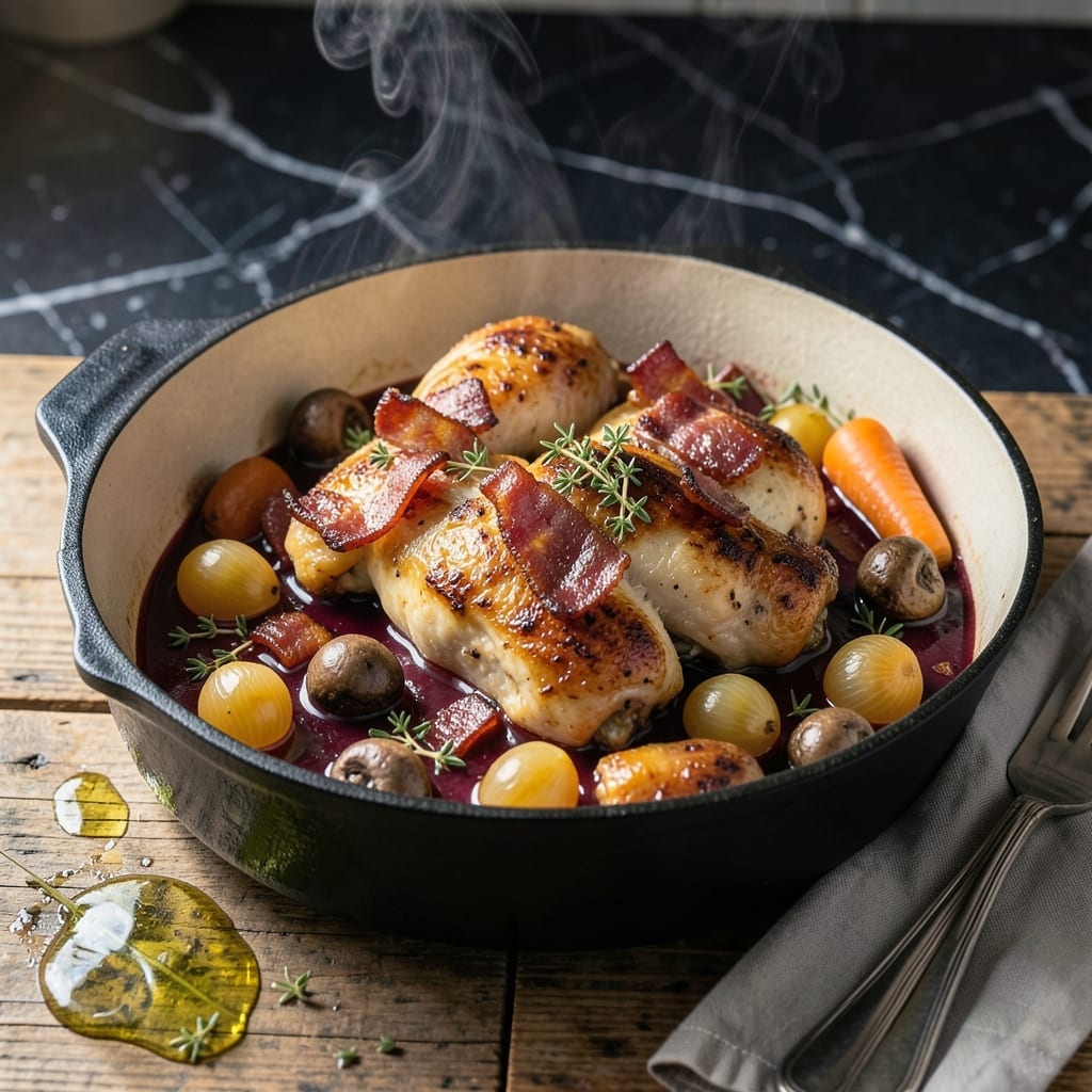 Ina Garten Coq Au Vin Recipe: Barefoot Contessa's Wine-Braised French Classic Ina Garten Coq Au Vin Recipe: Barefoot Contessa's Wine-Braised French Classic