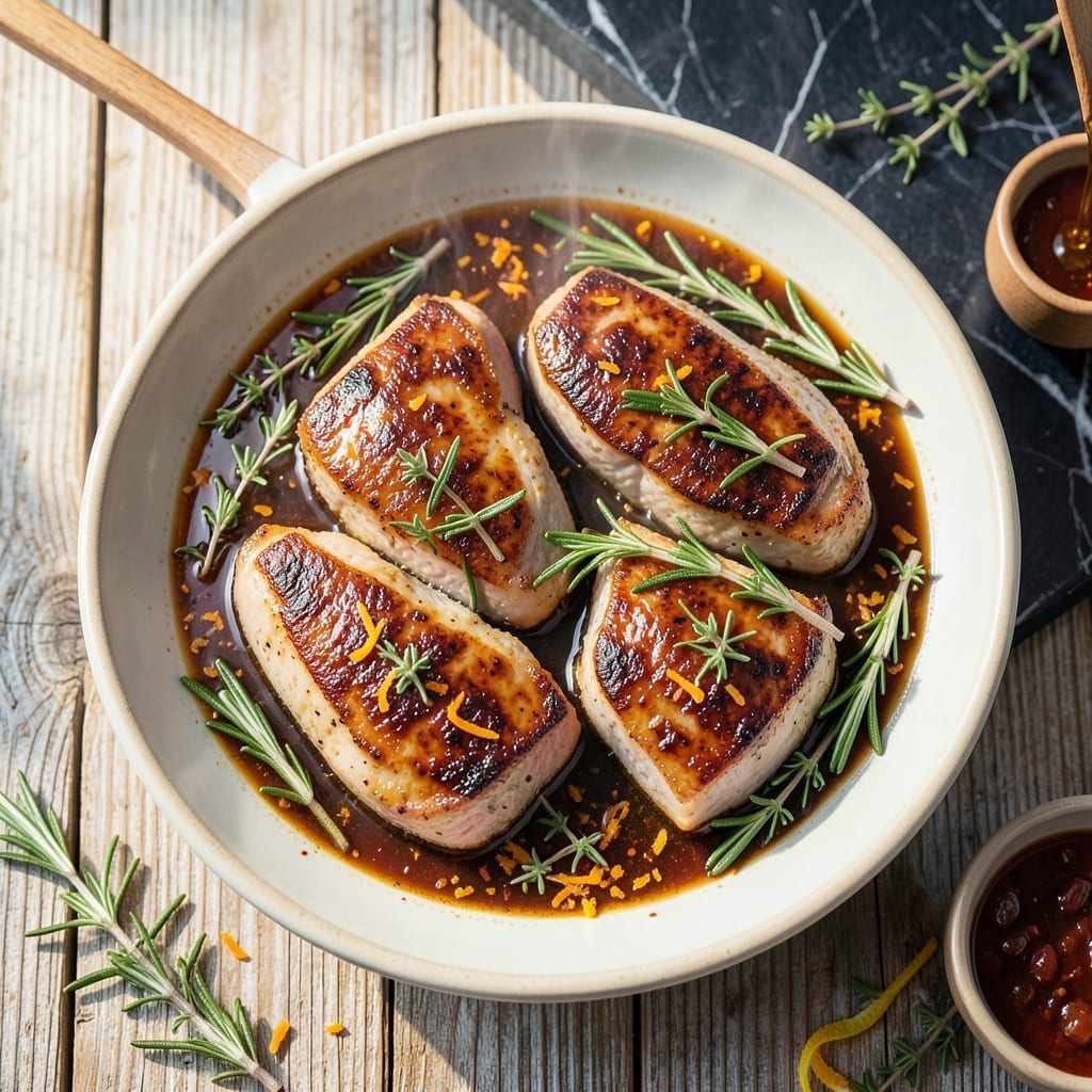 Pork Chop Marinade Recipe for Air Fryer: Juice-Locking Citrus and Herb Infusion