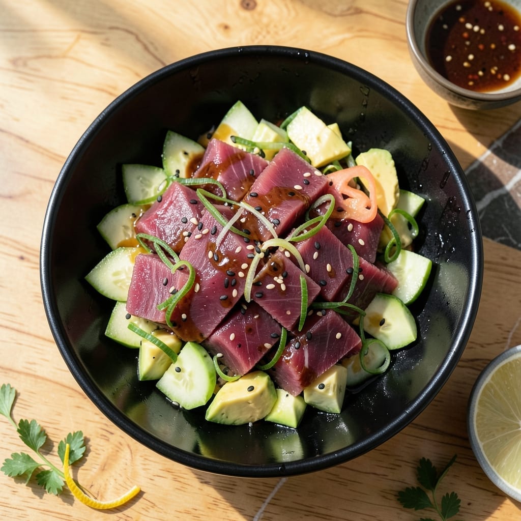 Poke Salad Recipe Tuna: Hawaiian-Style Freshness with Sesame Crunch Poke Salad Recipe Tuna: Hawaiian-Style Freshness with Sesame Crunch