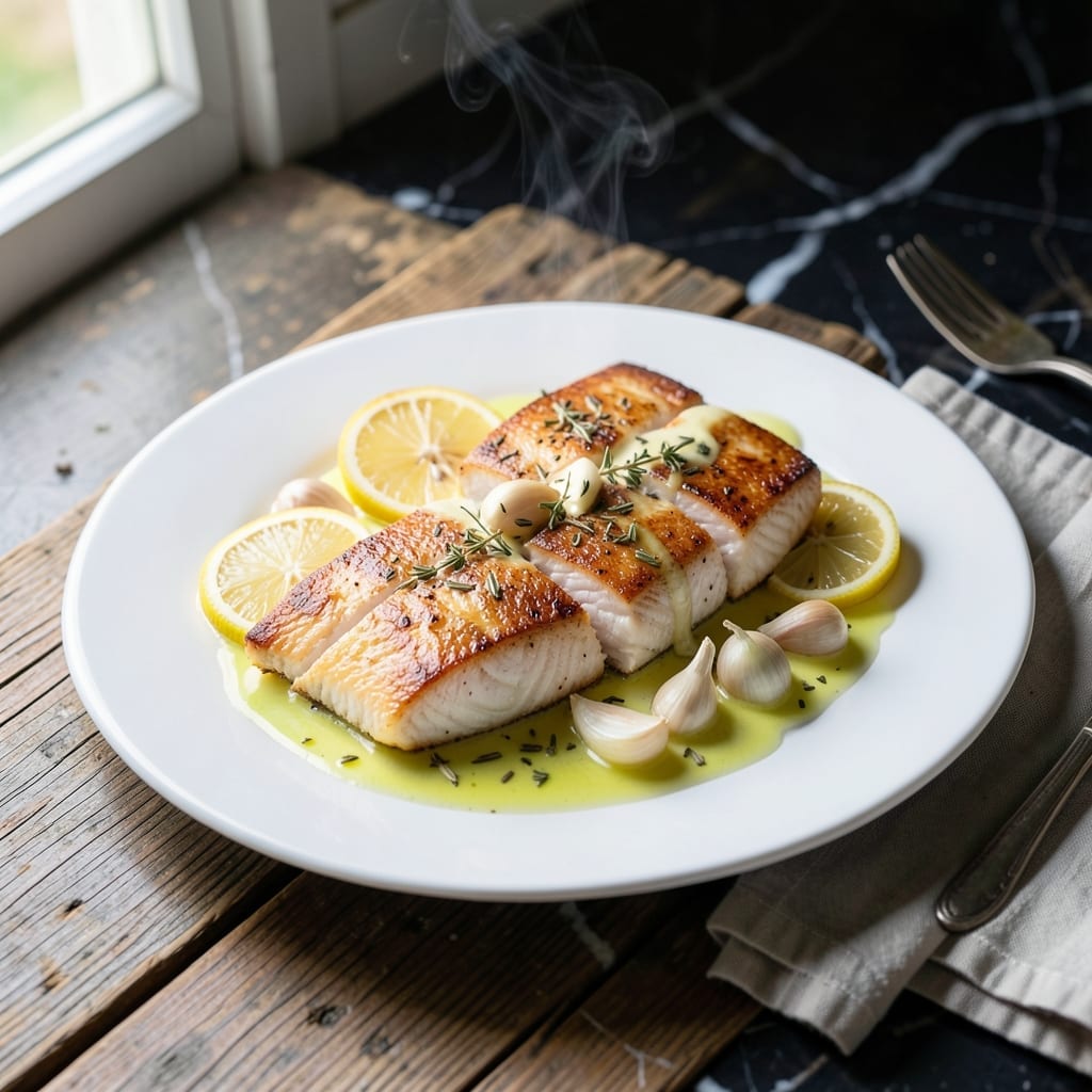 Baked Cod Recipe: Lightly Seasoned With Garlic Butter Finish Baked Cod Recipe: Lightly Seasoned With Garlic Butter Finish