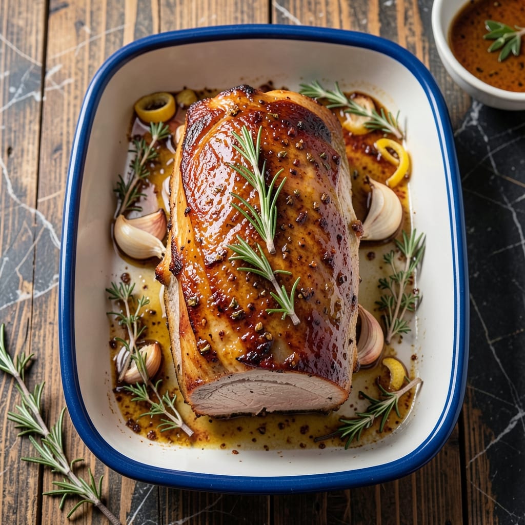Pork Loin Center Cut Roast Recipe Oven: Herb-Crusted Succulence With Golden Finish