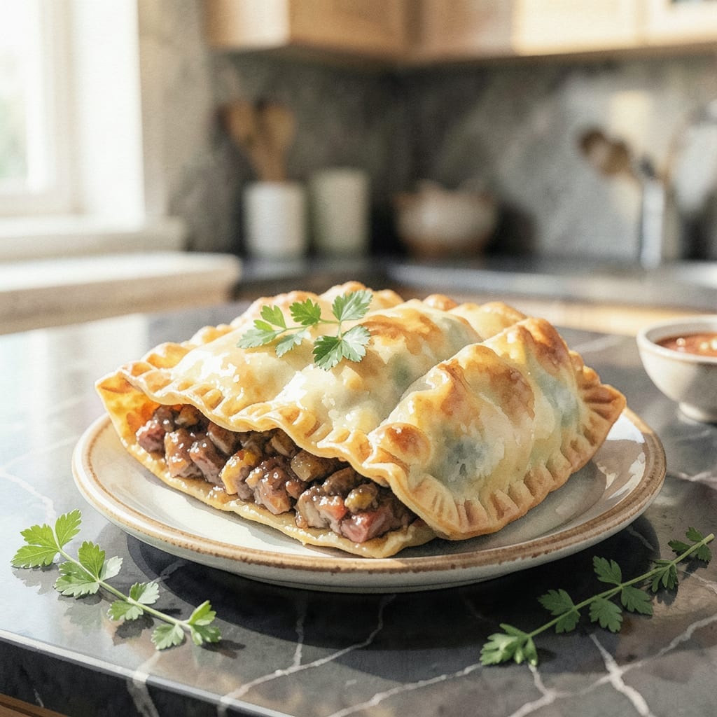 Recipe to Make Empanadas: Flaky Pastry With Spiced Meat Filling