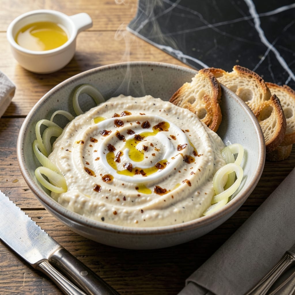 Leek Dip Recipe: Silky Allium Spread for Crackers
