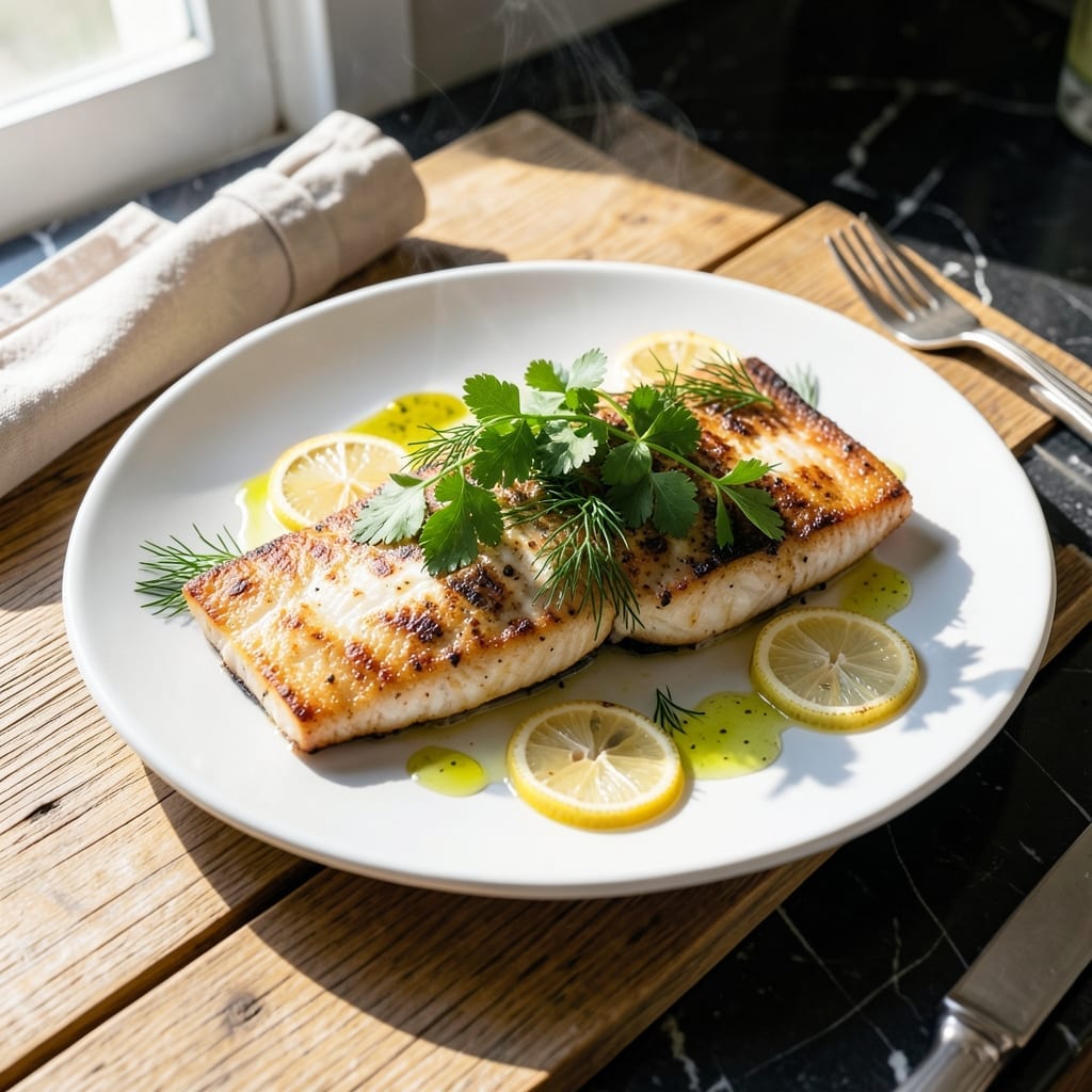 Broiled Flounder Recipe: Buttery Garlic and Herb Finish