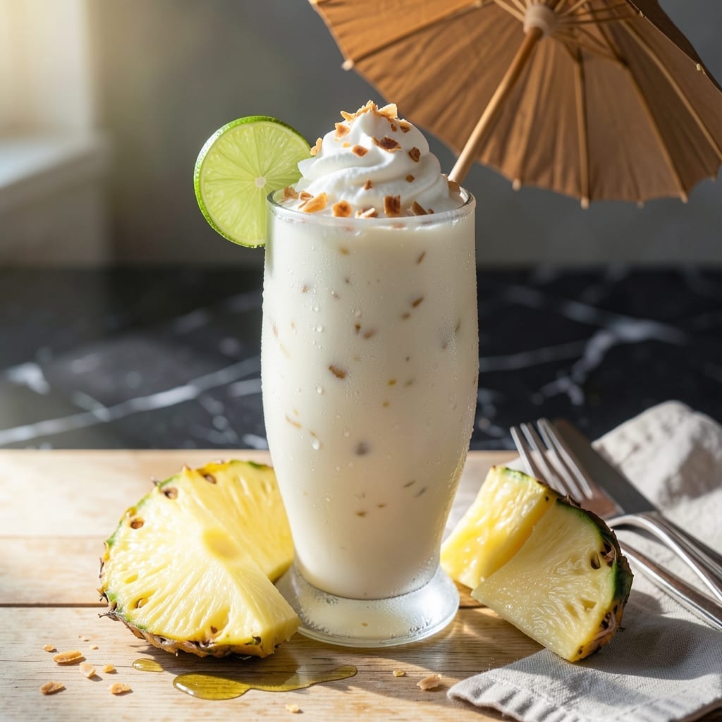 Pina Colada Recipe With Coconut Milk Non-Alcoholic: Tropical Creaminess in a Glass Pina Colada Recipe With Coconut Milk Non-Alcoholic: Tropical Creaminess in a Glass