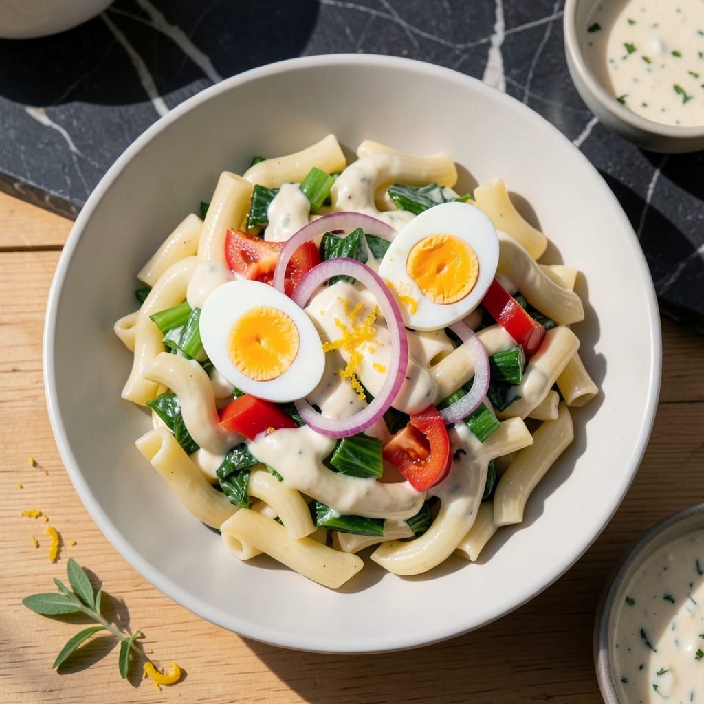 Pasta Salad Recipe With Mayo And Eggs: Creamy Picnic Favorite With Hard-Boiled Bites