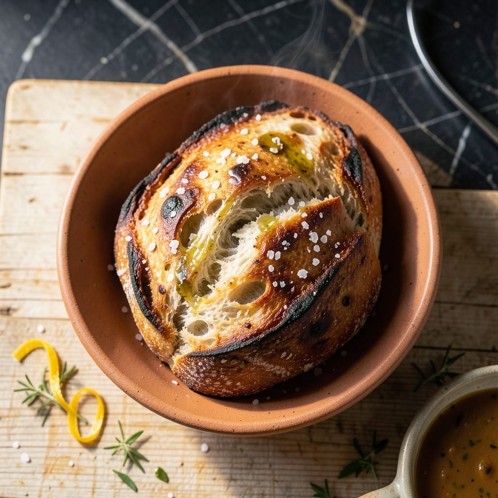 Nonna Bread Recipe Italian Agenda: Grandma's Rustic Loaf With Golden Crust