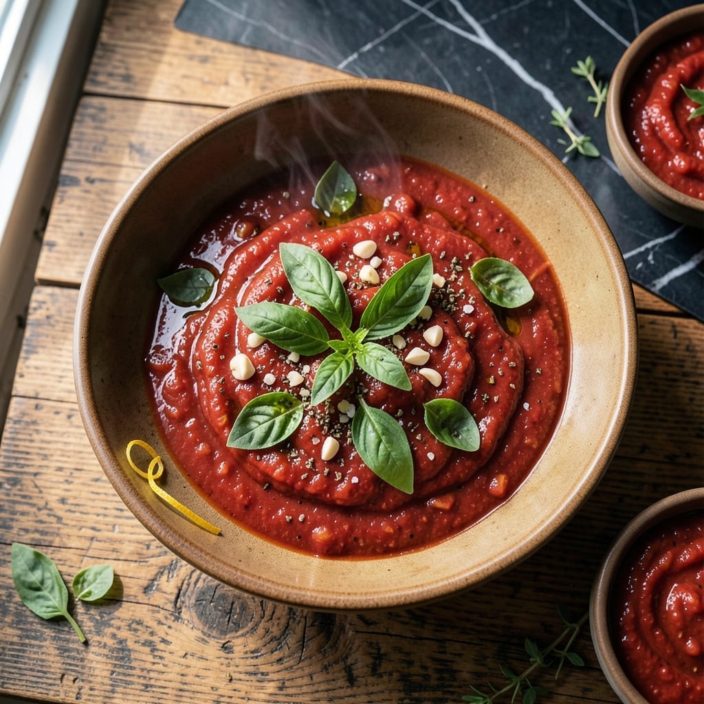 Pizza Sauce Recipe With Fresh Tomatoes: Bright and Zesty Homemade Base Pizza Sauce Recipe With Fresh Tomatoes: Bright and Zesty Homemade Base
