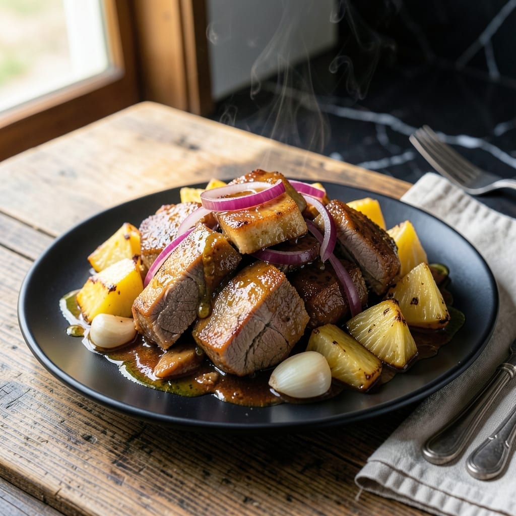 Pork Humba Recipe Ingredients: Filipino Braised Pork With Pineapple and Soy Pork Humba Recipe Ingredients: Filipino Braised Pork With Pineapple and Soy