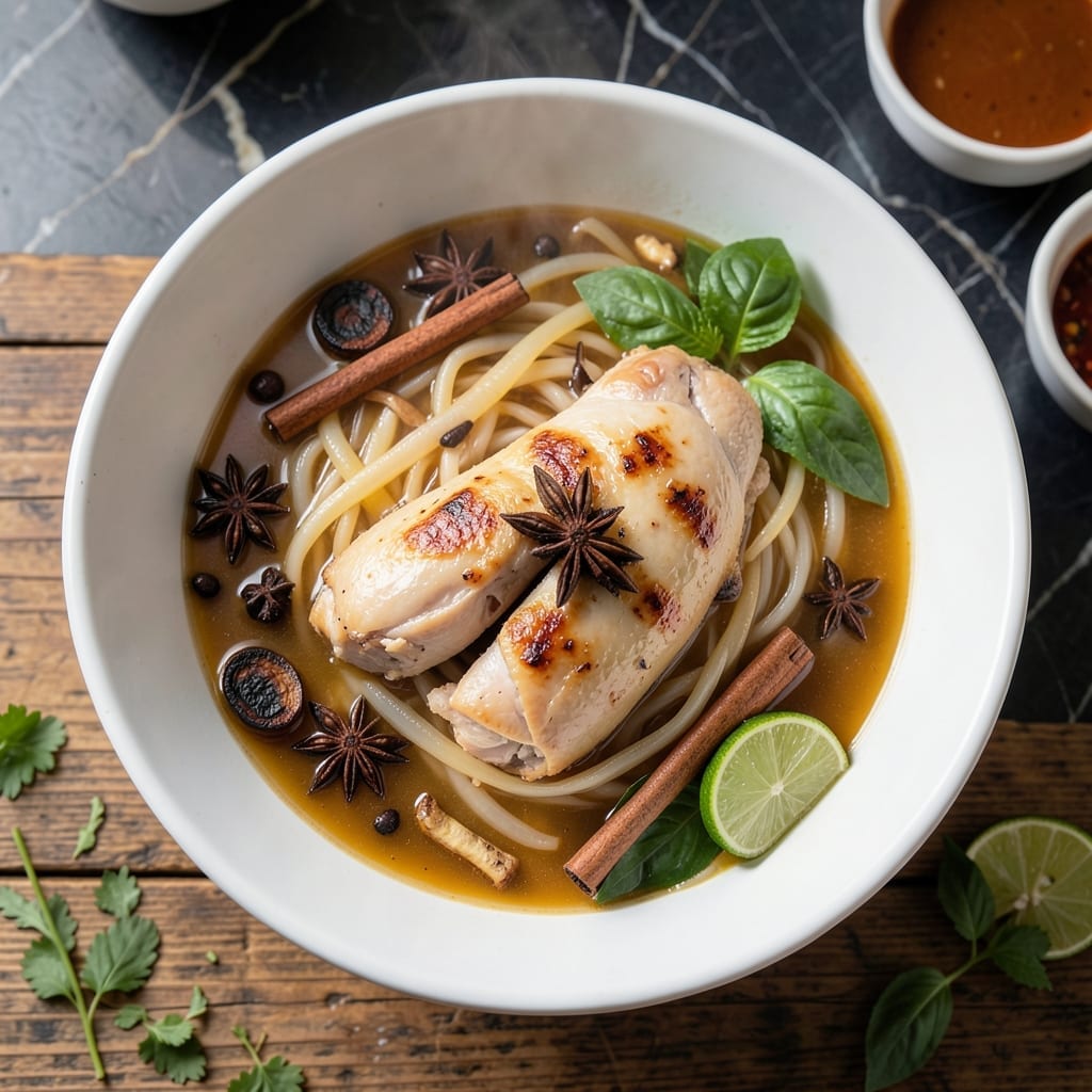 Pho Ga Recipe Slow Cooker: Fragrant Broth with Tender Chicken Pho Ga Recipe Slow Cooker: Fragrant Broth with Tender Chicken