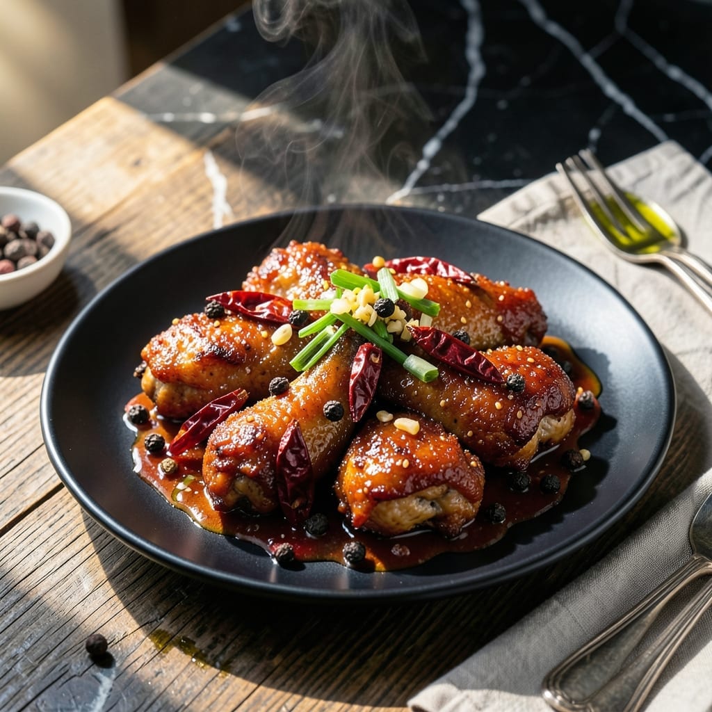 Recipe For Hunan Chicken: Spicy Sichuan Peppercorn Heat