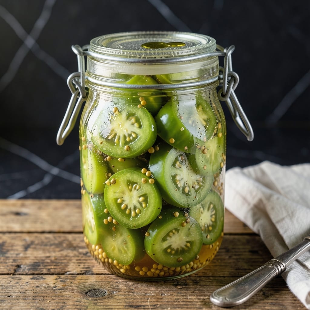 Pickled Green Tomatoes Recipe Refrigerator: Tangy Crunch Without the Canning Pickled Green Tomatoes Recipe Refrigerator: Tangy Crunch Without the Canning