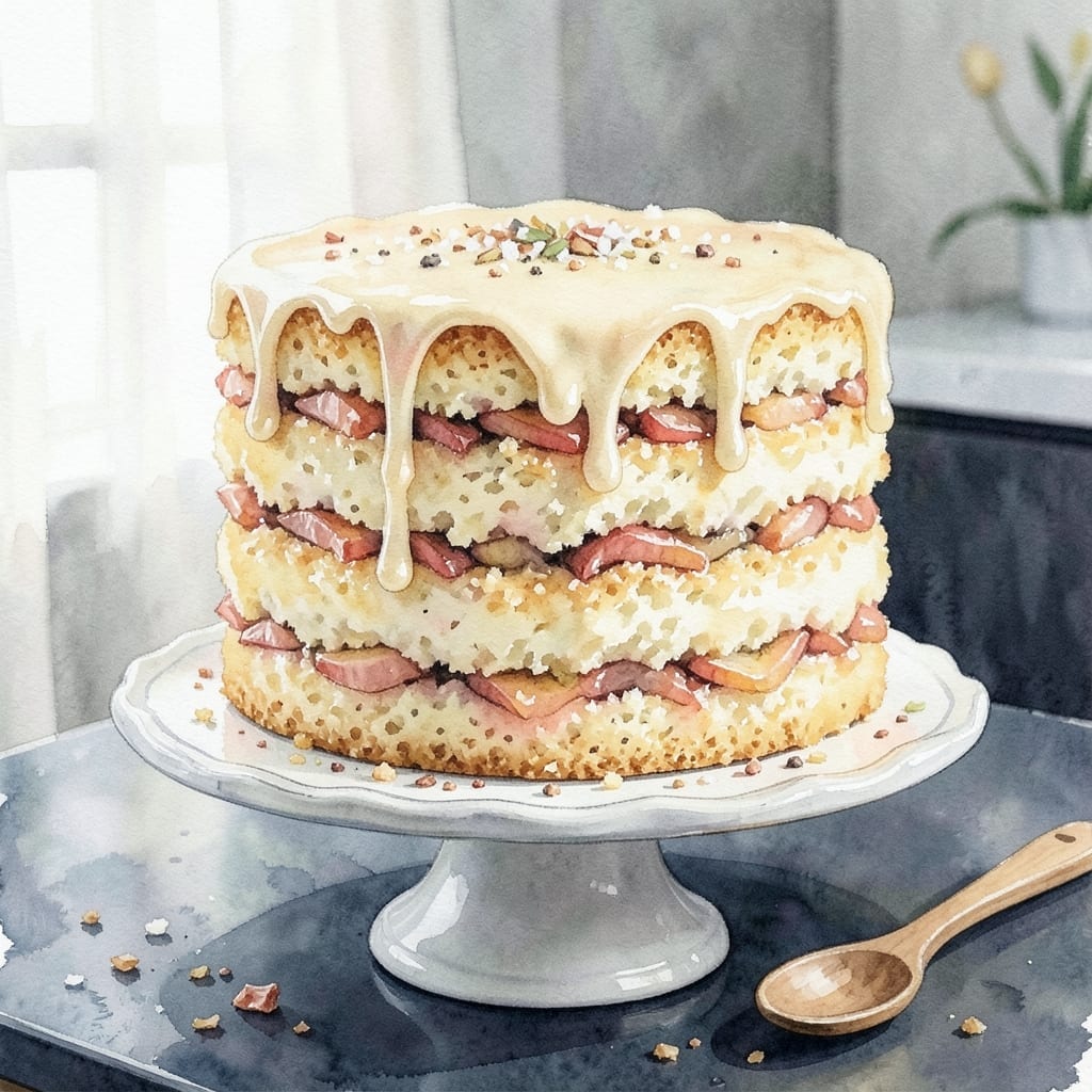 Apple Layer Cake Recipe UK: Moist Vanilla Sponge with Spiced Apple Filling