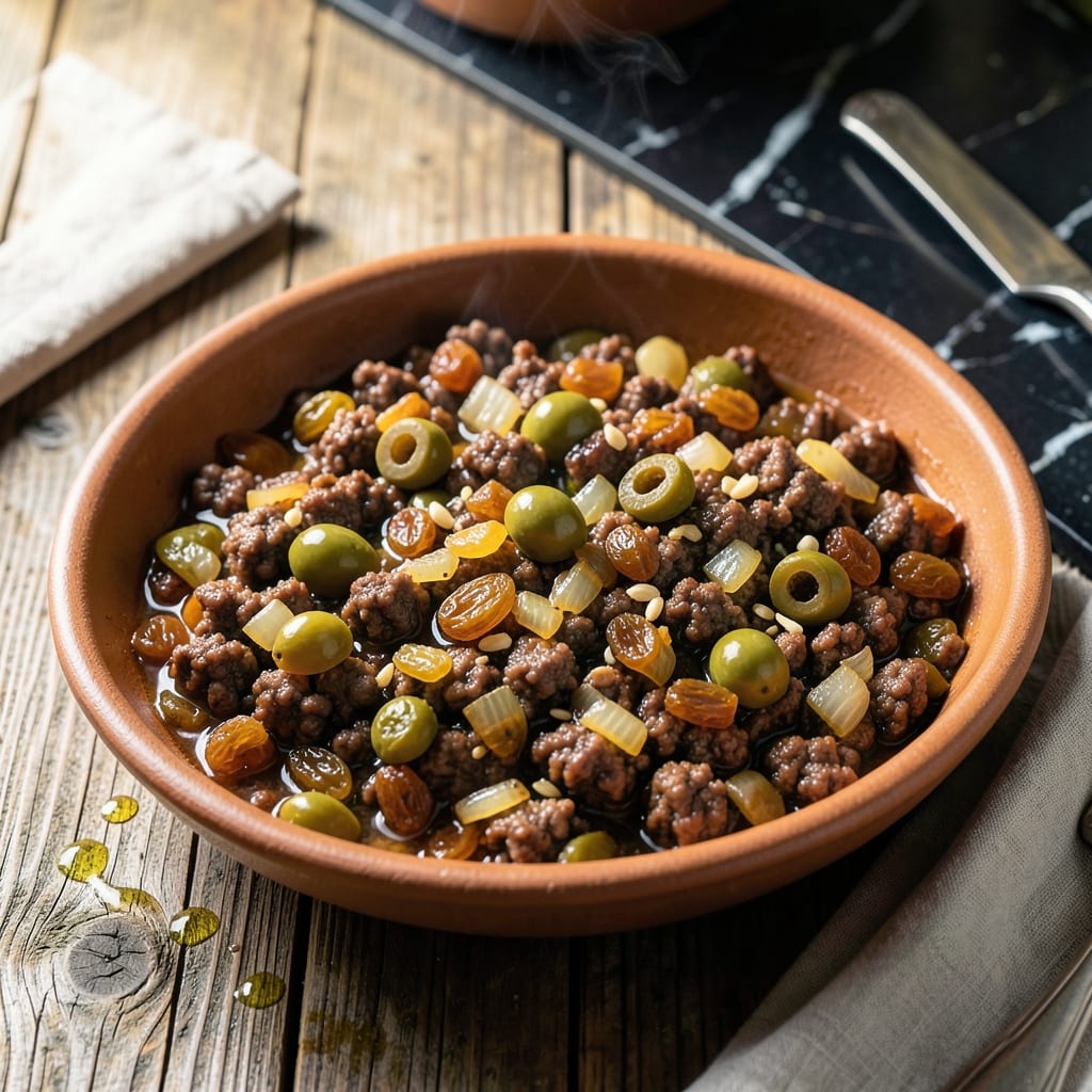 Picadillo Recipe No Potatoes: Savory Ground Beef With Olives and Raisins