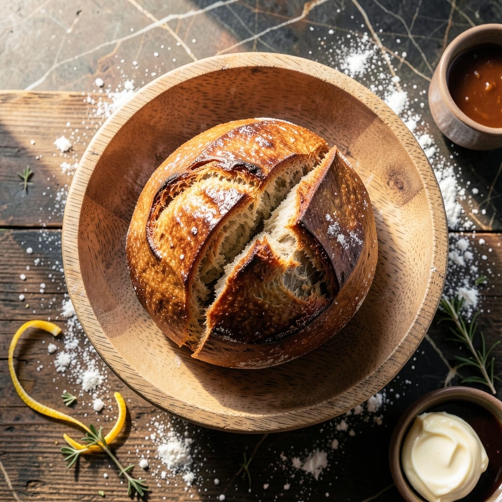Bread Recipe For Bread: Homemade Loaf With Artisan Crust Bread Recipe For Bread: Homemade Loaf With Artisan Crust