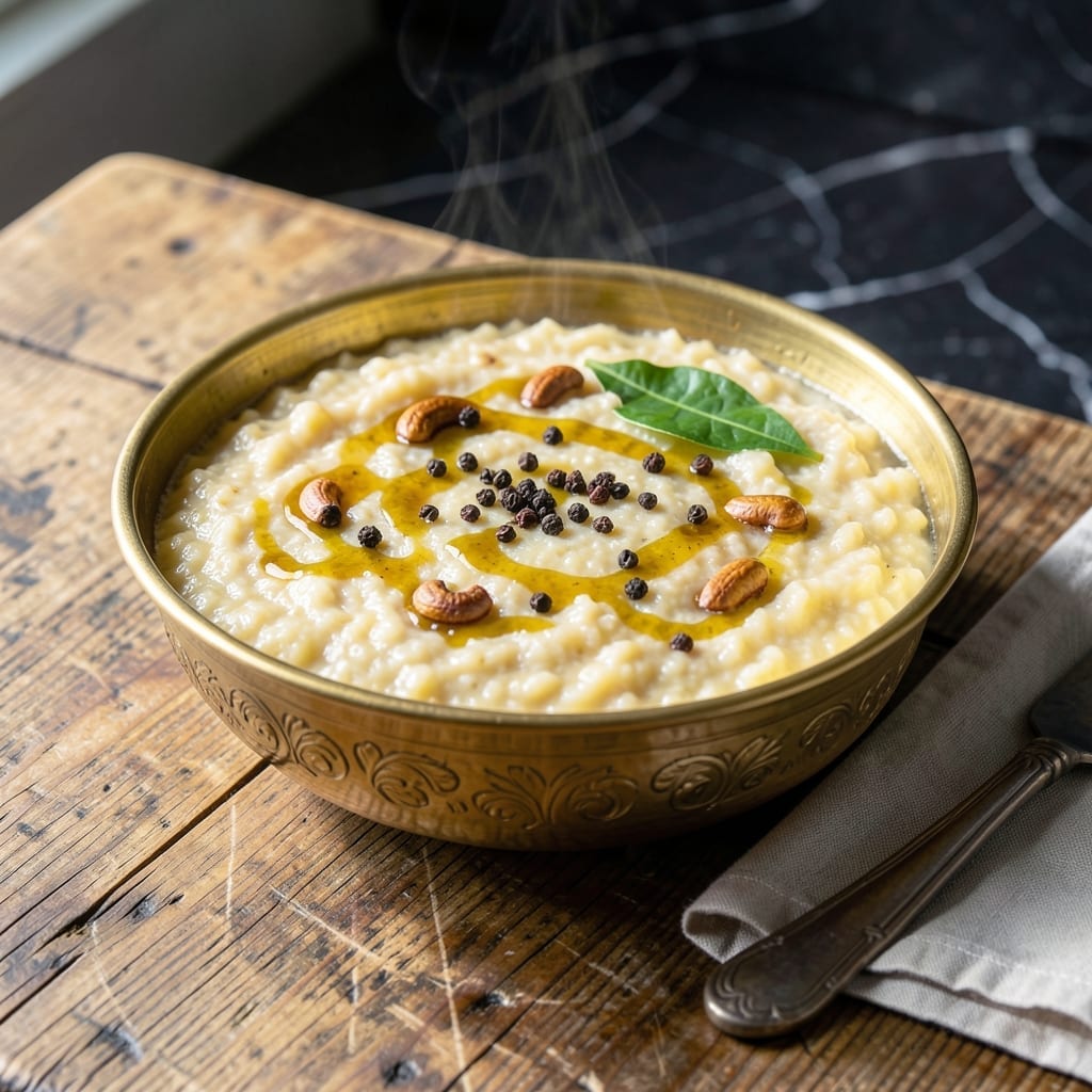 Pongal Recipe in Pressure Cooker: Creamy South Indian Comfort in Minutes Pongal Recipe in Pressure Cooker: Creamy South Indian Comfort in Minutes