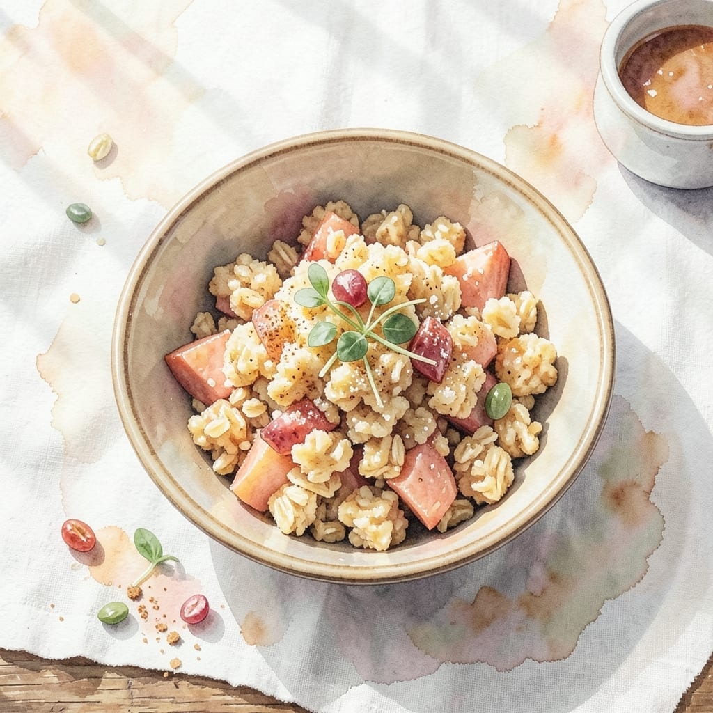 Low Fat Apple Crumble Recipe With Oats: Warm Spiced Fruit Under Light Crunch Low Fat Apple Crumble Recipe With Oats: Warm Spiced Fruit Under Light Crunch