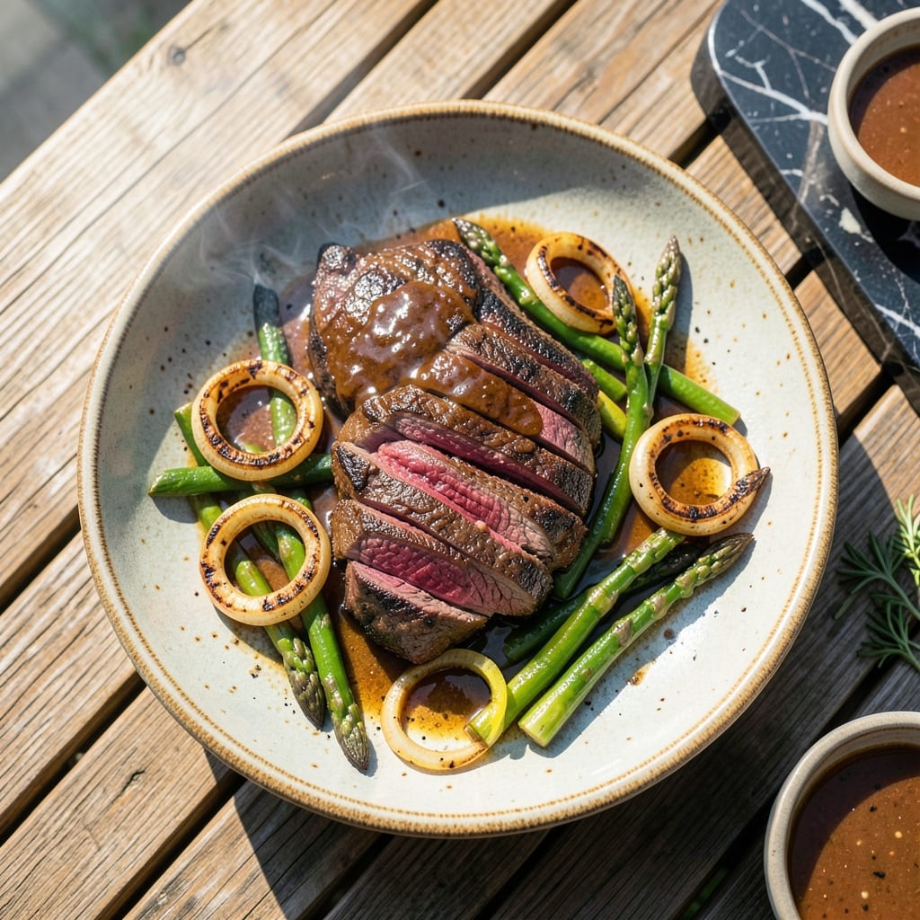 BBQ Flank Steak Recipe Grill: Smoky Char With Juicy Slices