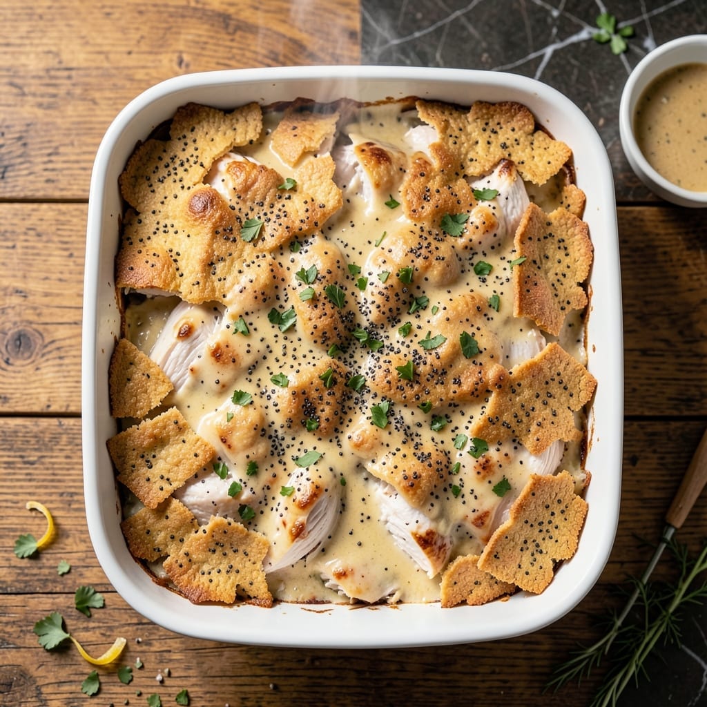 Poppy Seed Chicken Casserole Recipe Ritz Crackers: Buttery Crunch Meets Creamy Comfort