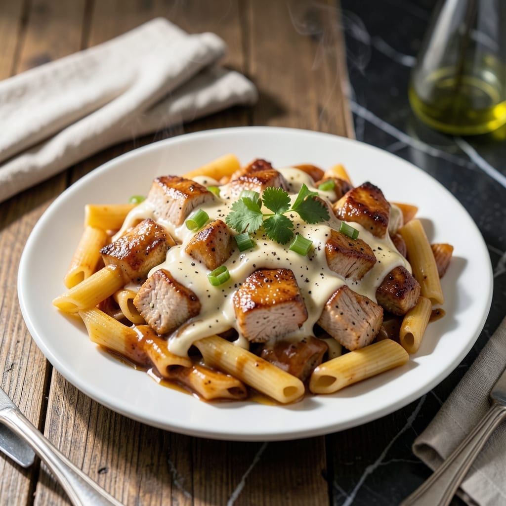 BBQ Chicken Pasta Recipe Creamy: Smoky Flavor in a Velvety Sauce BBQ Chicken Pasta Recipe Creamy: Smoky Flavor in a Velvety Sauce