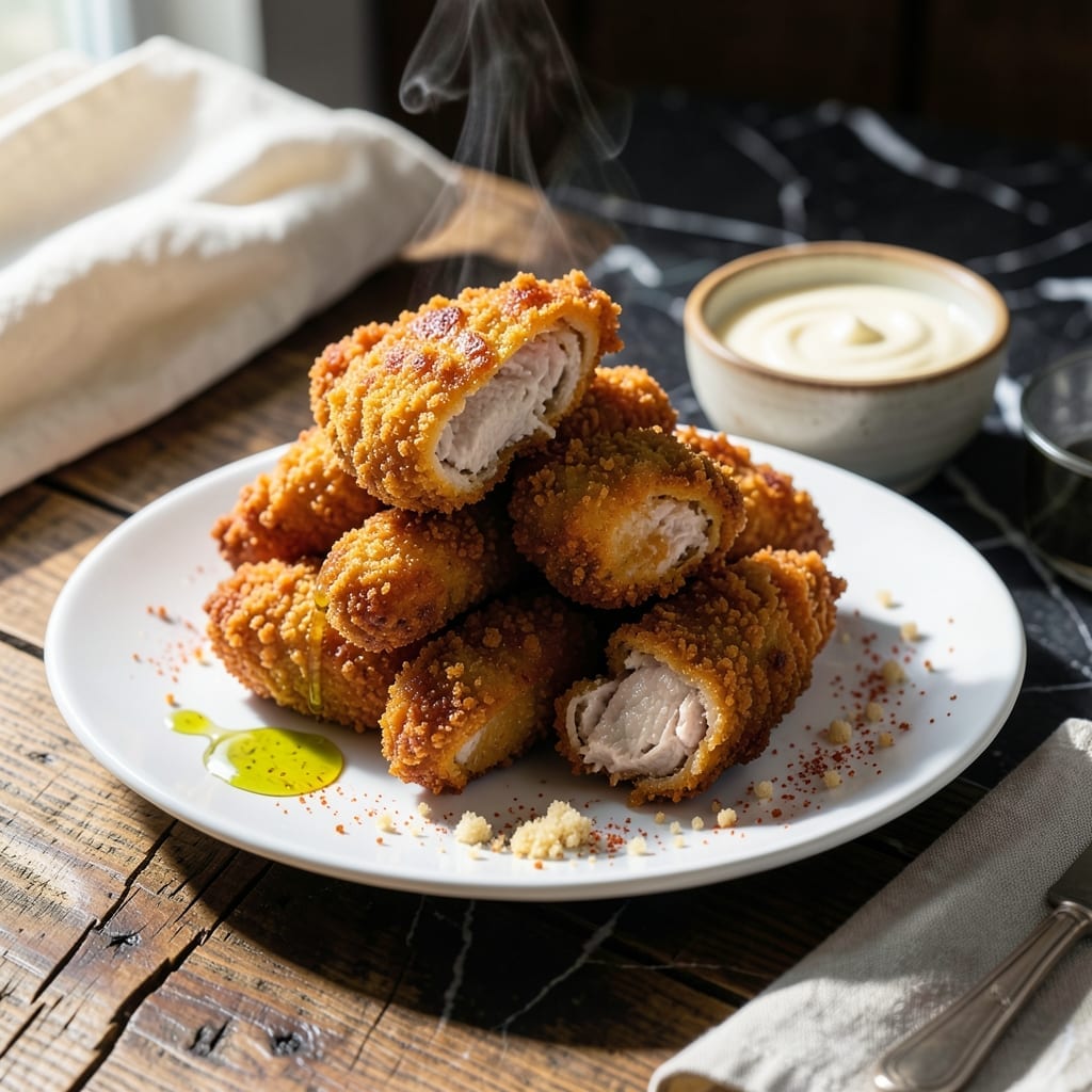 Recipe for Deep Fried Chicken Tenders: Crunchy Golden Coating With Tender Centers