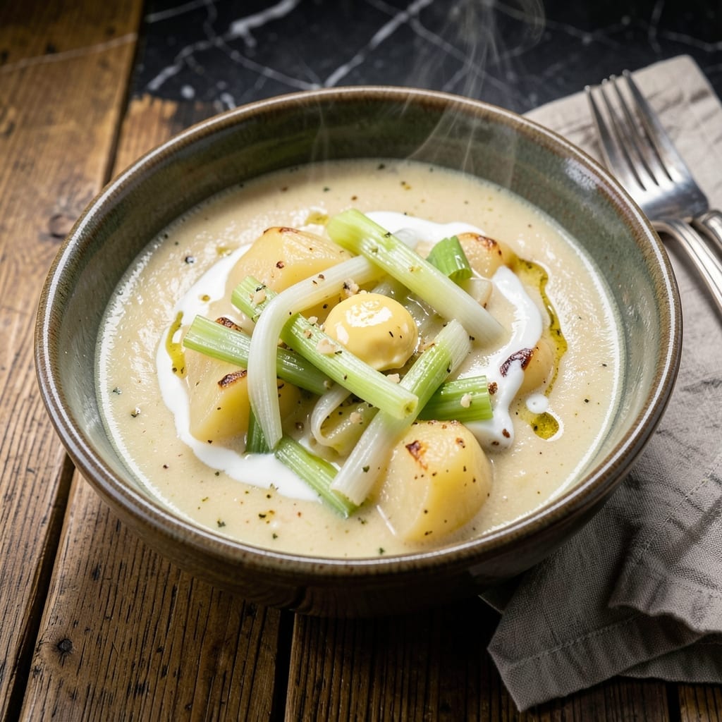 Recipe to Use Up Milk: Creamy Potato and Leek Soup