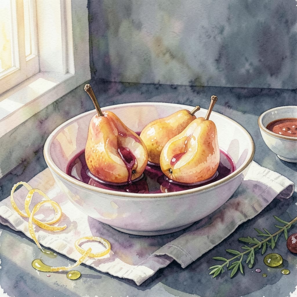 Poached Pears Recipe Barefoot Contessa: Elegant Dessert in Red Wine Syrup Poached Pears Recipe Barefoot Contessa: Elegant Dessert in Red Wine Syrup