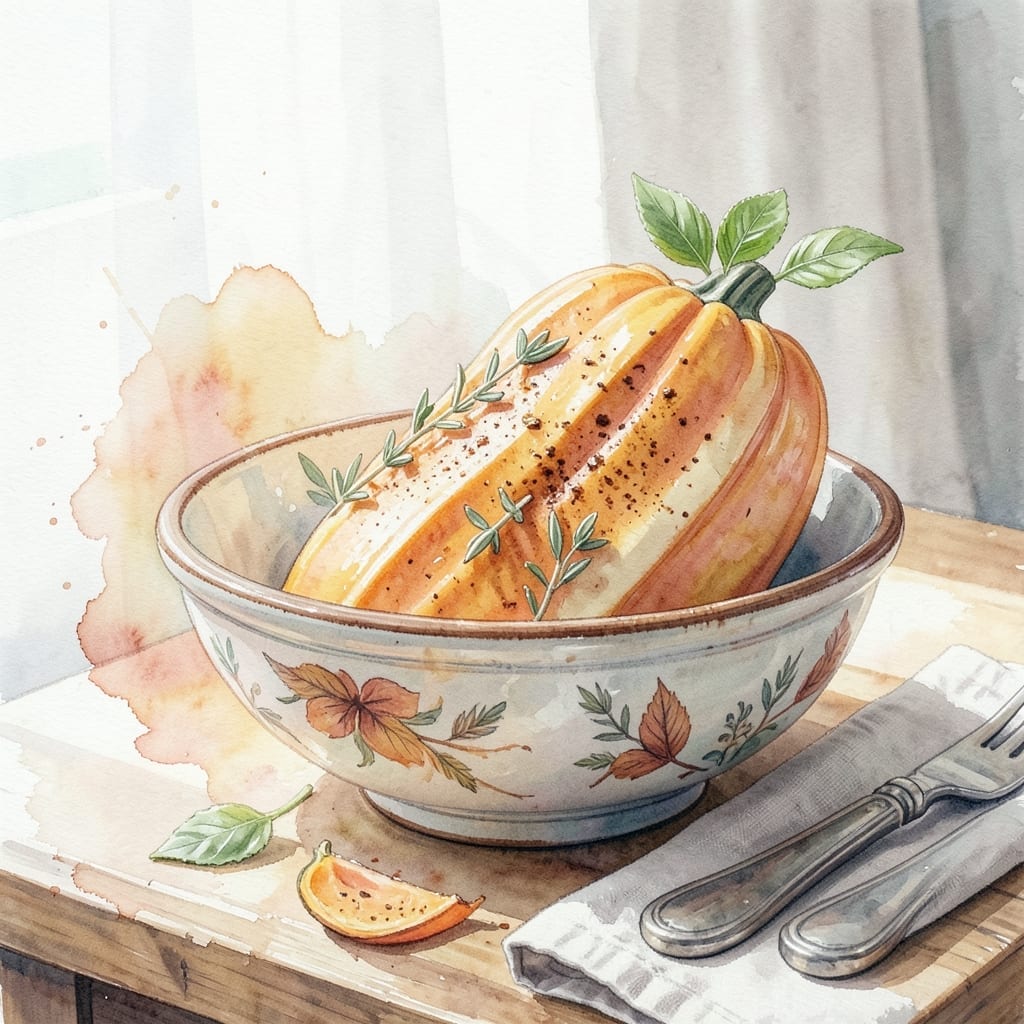 Recipe for Carnival Squash: Roasted Sweetness With Nutty Depth Recipe for Carnival Squash: Roasted Sweetness With Nutty Depth