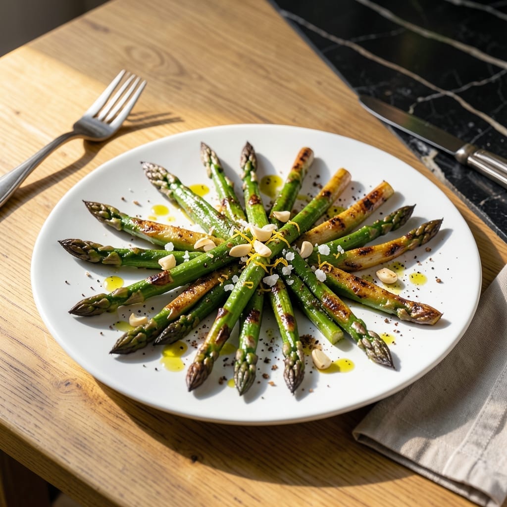 Roasted Asparagus Recipe: Charred Tips and Tender Stalks Roasted Asparagus Recipe: Charred Tips and Tender Stalks