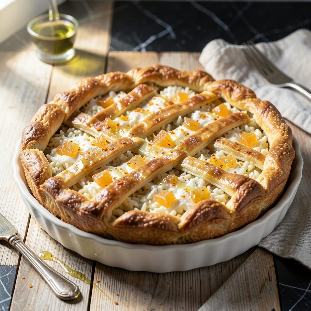 Pastiera Napoletana Recipe With Rice: Traditional Italian Easter Pie Pastiera Napoletana Recipe With Rice: Traditional Italian Easter Pie