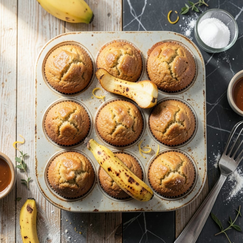 Banana Muffin Recipe No Baking Soda: Fluffy Texture With Vinegar Substitute
