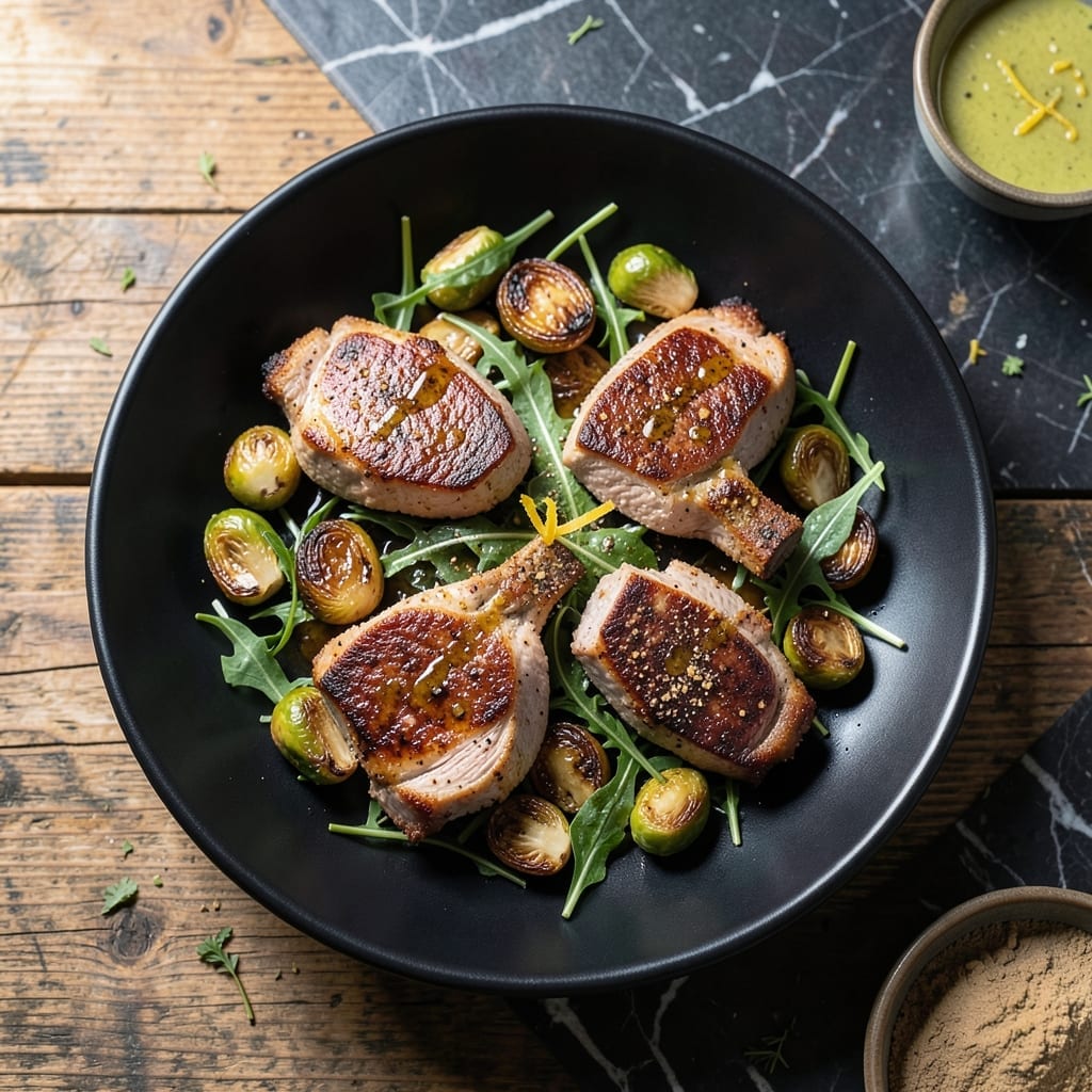Pork Chop Recipe for Keto Diet: Pan-Seared With Garlic Butter Crust Pork Chop Recipe for Keto Diet: Pan-Seared With Garlic Butter Crust